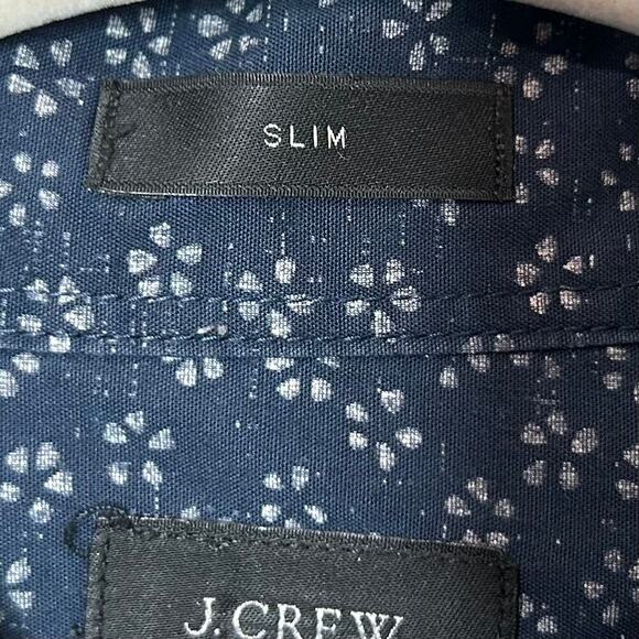 J.Crew Slim Fit Floral Print Button-Down Shirt Size S - Picture 4 of 10